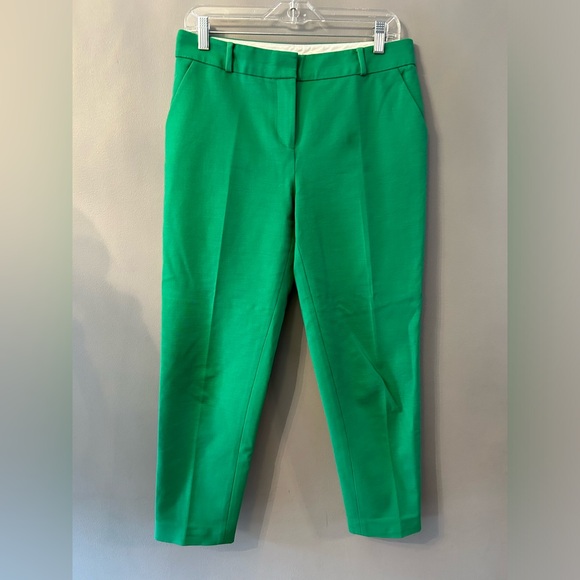 Kate Spade Margaux Cropped Pants, Lucky Green Size 6 - Picture 4 of 12